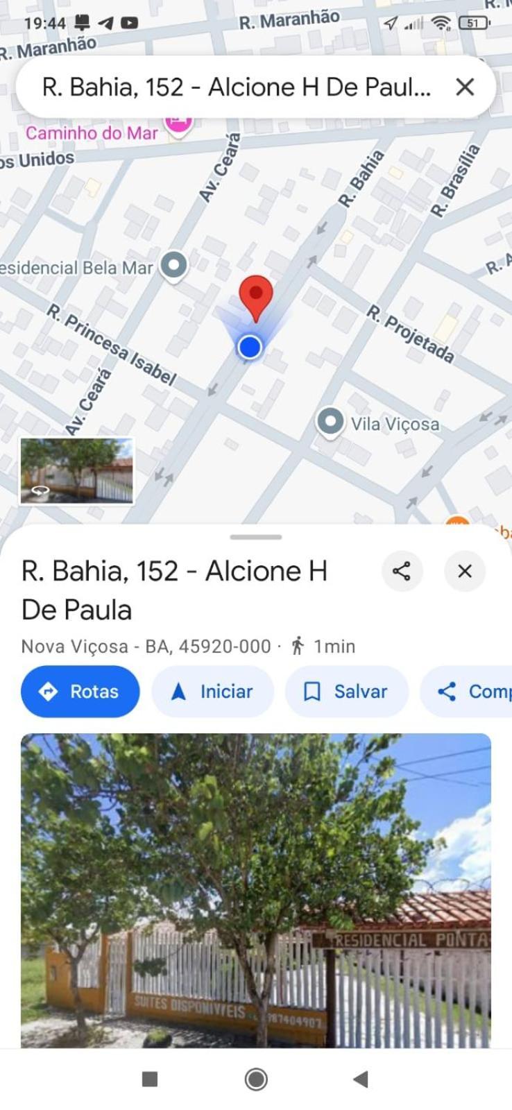 Residencial Ponta De Areia Santos Ξενοδοχείο Nova Viçosa Εξωτερικό φωτογραφία